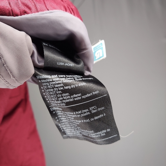 Burton Snowboard Jacket Small DryRide Red Snap Zip Pocket Hooded Water-resistant - Picture 12 of 12